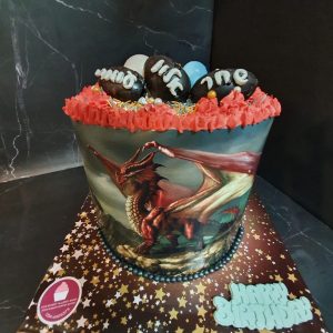 עוגה מעוצבת מבוכים ודרקונים