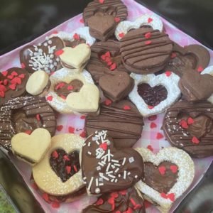 מארז עוגיות לב