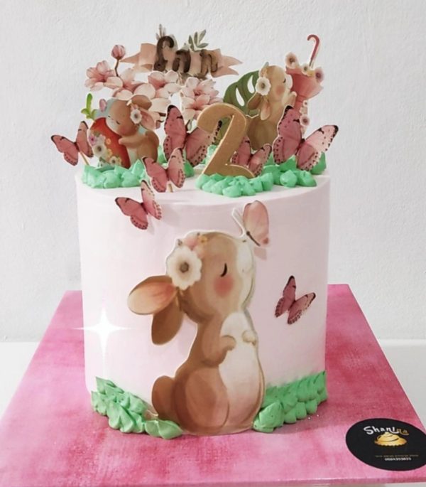 עוגת יום הולדת ארנבונים