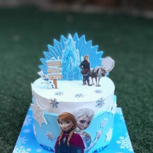 עוגת יום הולדת פרוזן אנה ואלזה