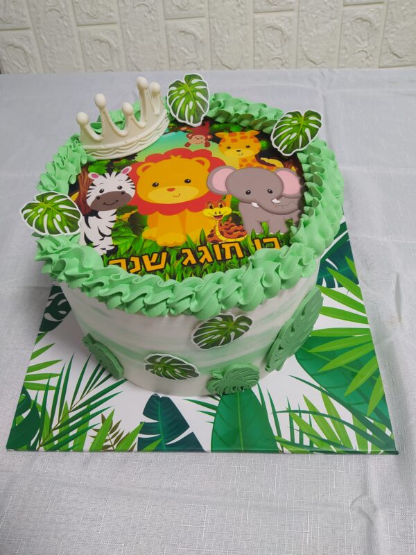 עוגת חיות לגיל שנה