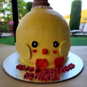 עוגת יום הולדת אפרוח