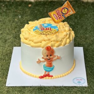 עוגת יום הולדת במבה