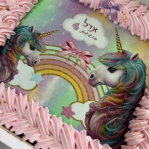עוגת גן חד קרן