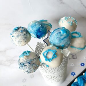 Cake pops כחול לבן ישראל