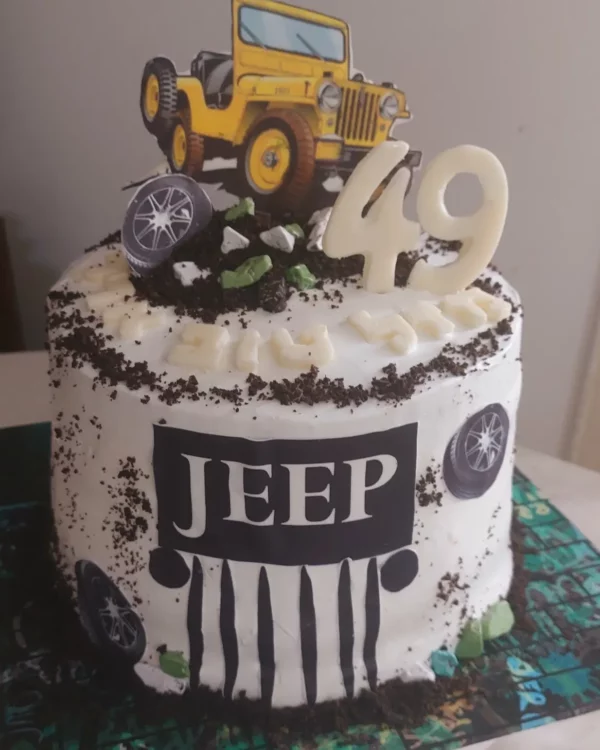 עוגת יום הולדת ג'יפ