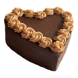 עוגת שוקולד לב