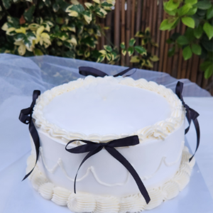 עוגה קלאסית לבנה